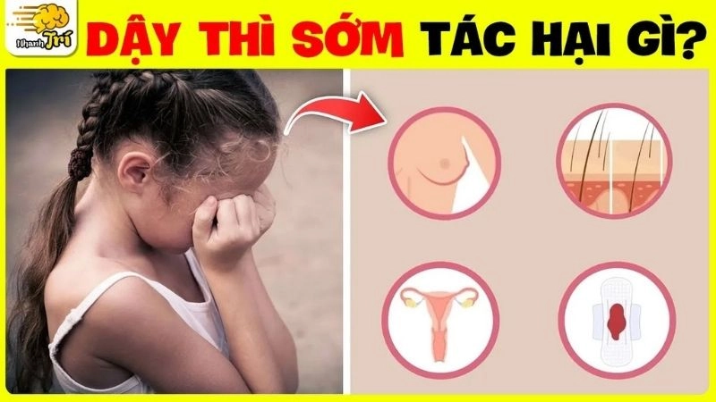 Đằng sau dậy thì sớm là loạt tác hại ảnh hưởng lâu dài