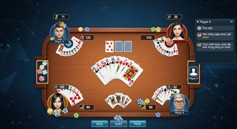 Kỹ năng đọc vị đối thủ và bluffing khéo léo