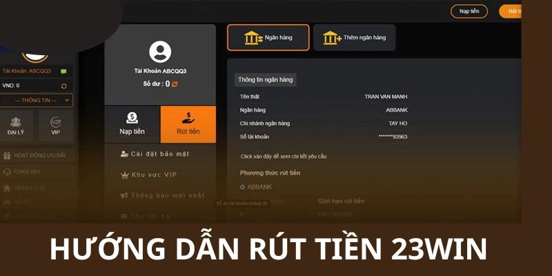  Đảm bảo các điều kiện để quá trình Rút Tiền 23win thành công