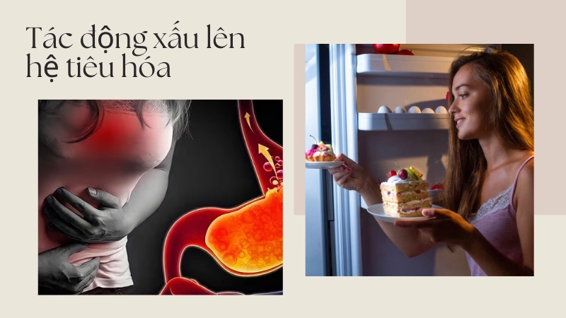 Minh họa hiện tượng trào ngược axit dạ dày gây đau rát