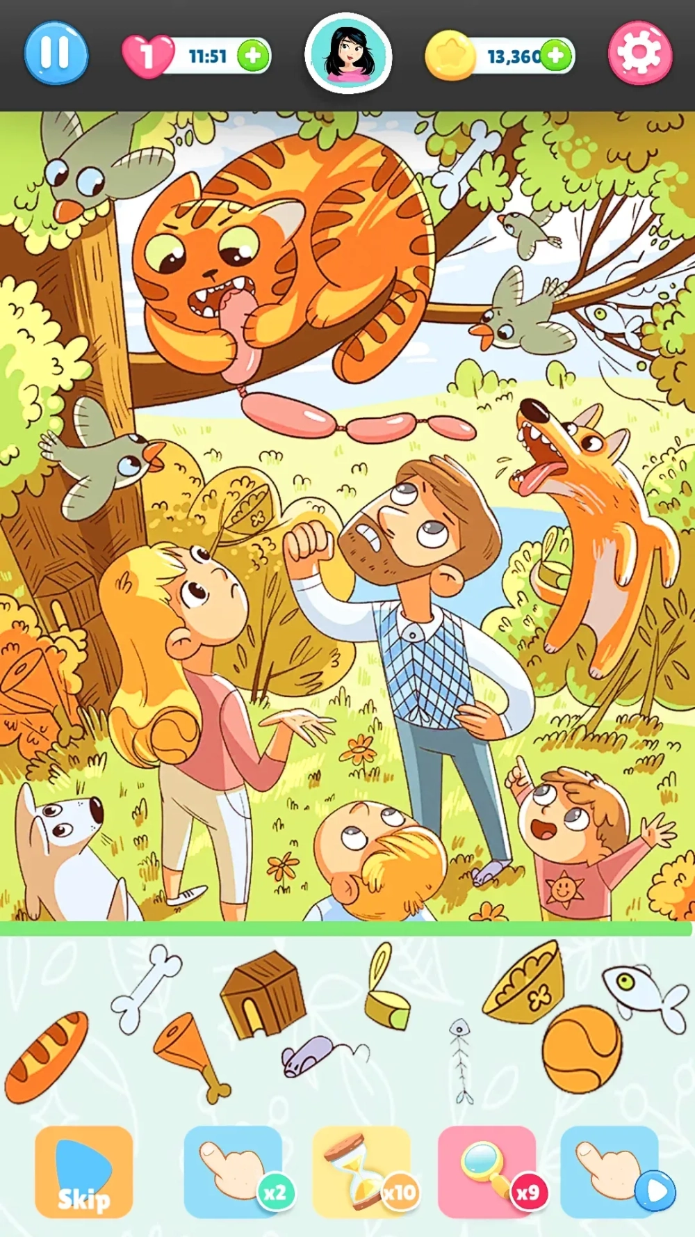 Các bước chơi game tìm vật thể ẩn trên máy tính