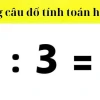 Giải mã những câu đố tính toán hại não khó nhằn gây bão