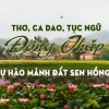 Câu ca dao tục ngữ về Đồng Tháp: Di sản văn hóa xứ sen hồng