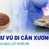 Tác hại của gạo lứt muối mè những điều cần biết