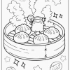 Tranh Tô Màu Đồ Ăn Cute Mini: Khám Phá Thế Giới Sáng Tạo
