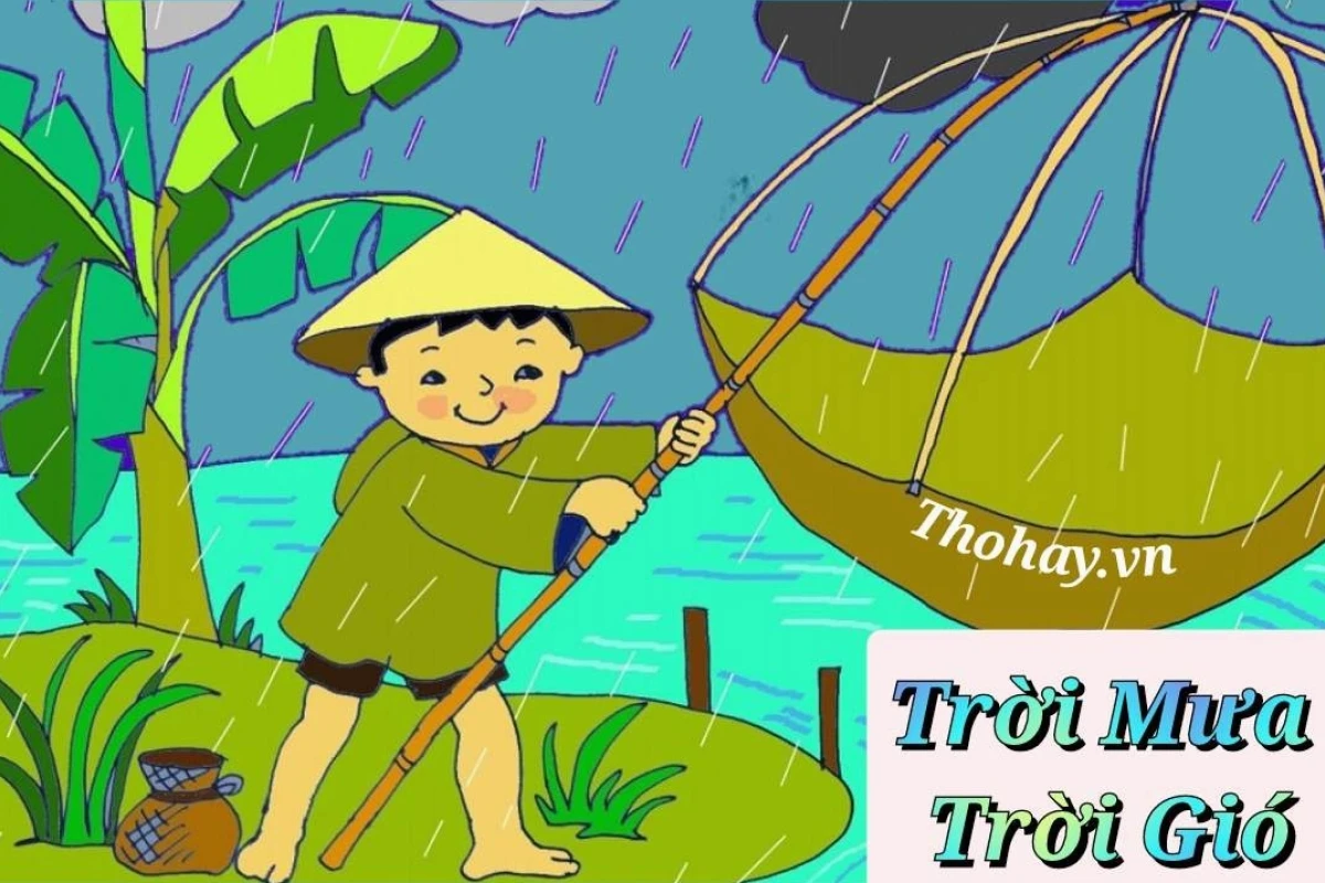Đồng dao Trời mưa trời gió: Lời ca quen thuộc và ý nghĩa cho bé
