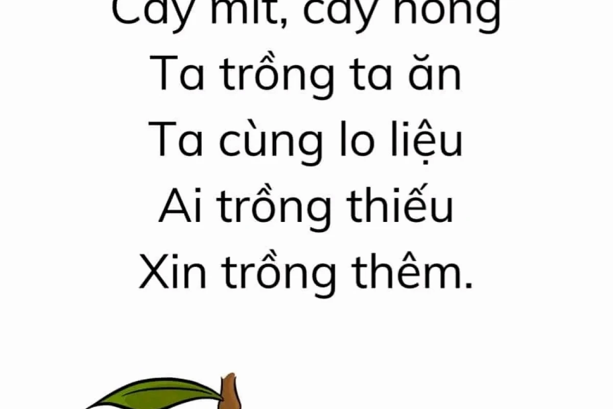 Khám phá đồng dao cây cam cây quýt cho bé và ý nghĩa giáo dục