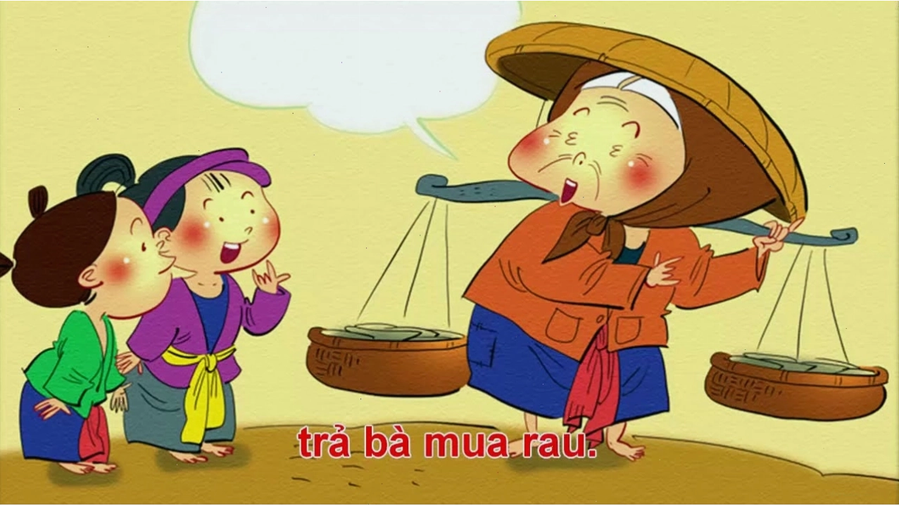 Bà Còng đi chợ trời mưa