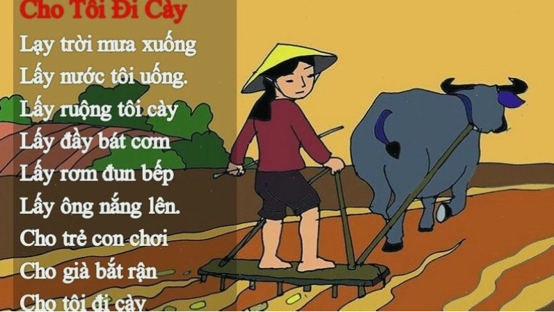 Bài đồng dao Cho tôi đi cày