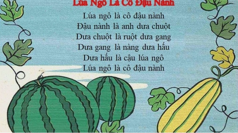 Bài đồng dao Lúa ngô là cô đậu nành