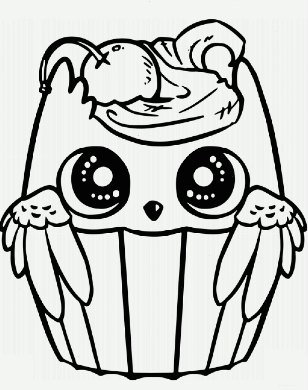 Bánh cupcake có hình dáng chú cú dễ thương