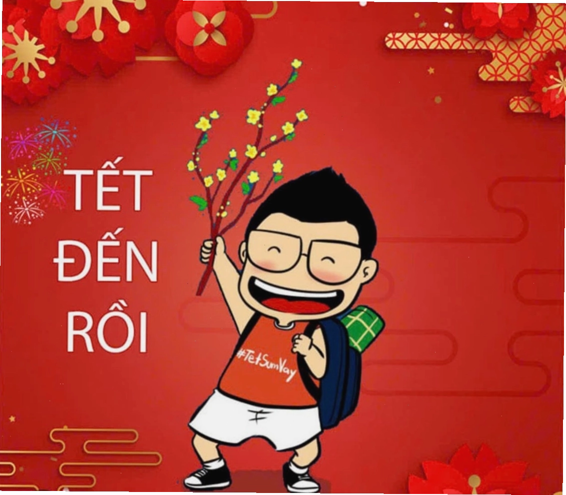 Bé gái đọc đồng dao trong không khí Tết