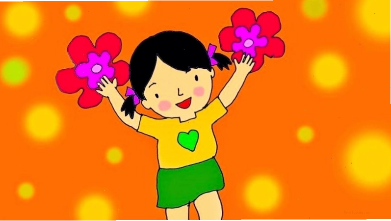 Bé gái thích thú lắng nghe nhạc beat đồng dao
