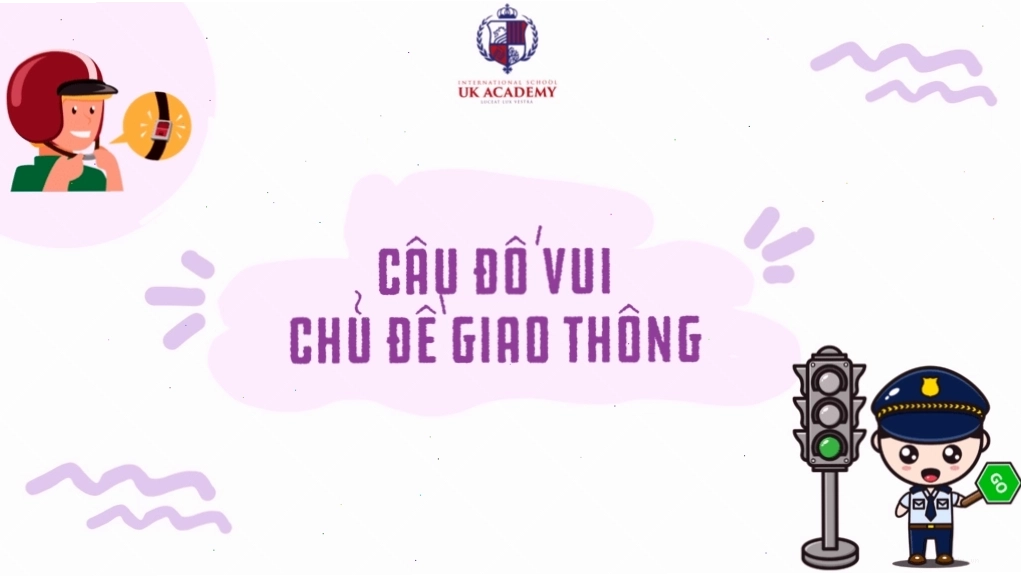 Bé học an toàn giao thông và phương tiện qua câu đố