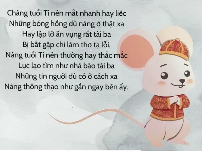 Bé tạo dáng đáng yêu khi đóng vai con chuột trong đồng dao