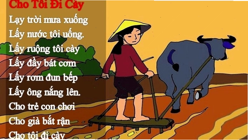 Bé vui đùa với bài đồng dao con ếch