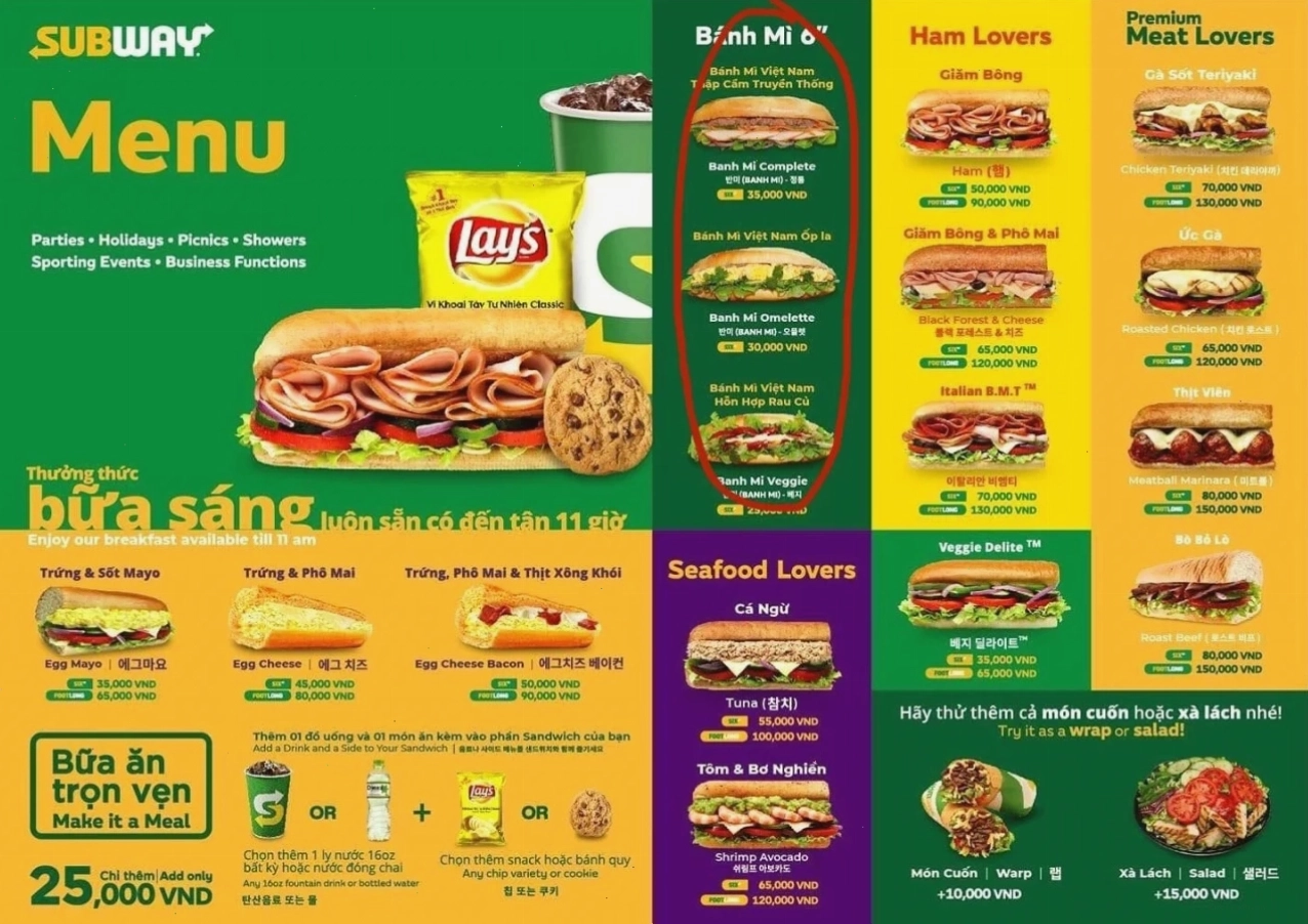 Bên trong một toa tàu điện ngầm Subway hiện đại