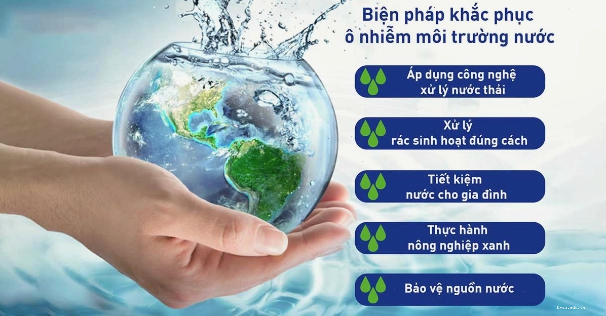 Biện pháp giảm ô nhiễm môi trường nước bằng xử lý nước thải