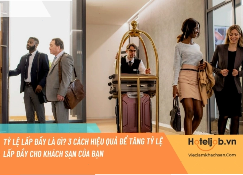 Biểu đồ minh họa cách tính Occupancy Rate trong khách sạn