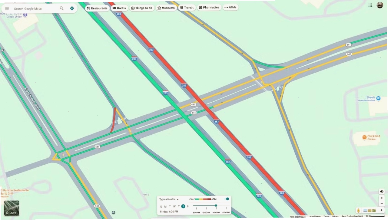Biểu tượng các loại hình giao thông trên Google Maps