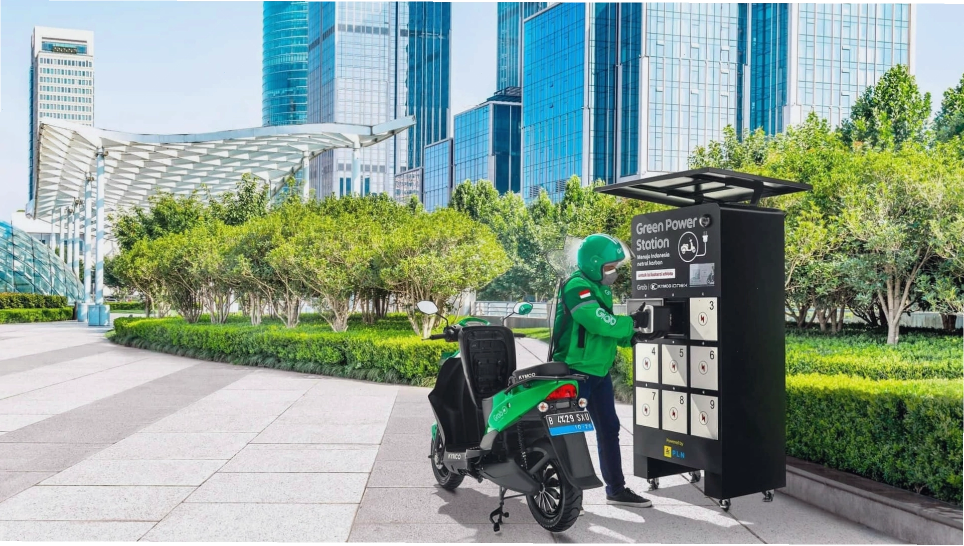 Biểu tượng Grab thể hiện sự đa dạng dịch vụ