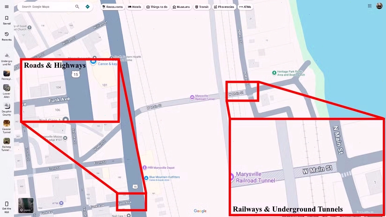 Các màu sắc biểu thị tình trạng giao thông trên Google Maps