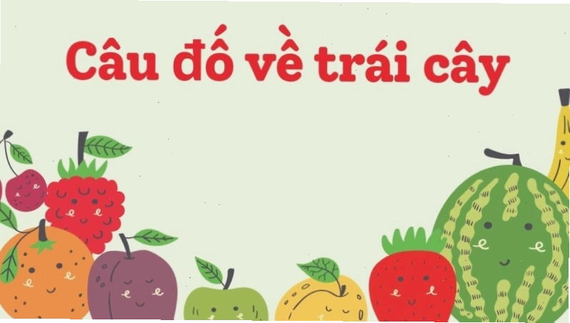 Câu đố vui về các loại trái cây quen thuộc