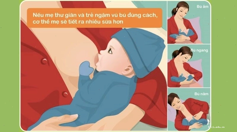 Cho bé bú đúng cách giúp giảm thiểu tình trạng nứt cổ gà ở mẹ bỉm sữa