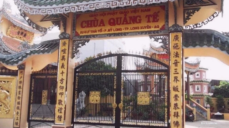 Chùa Quảng Tế Long Xuyên, điểm đến tâm linh