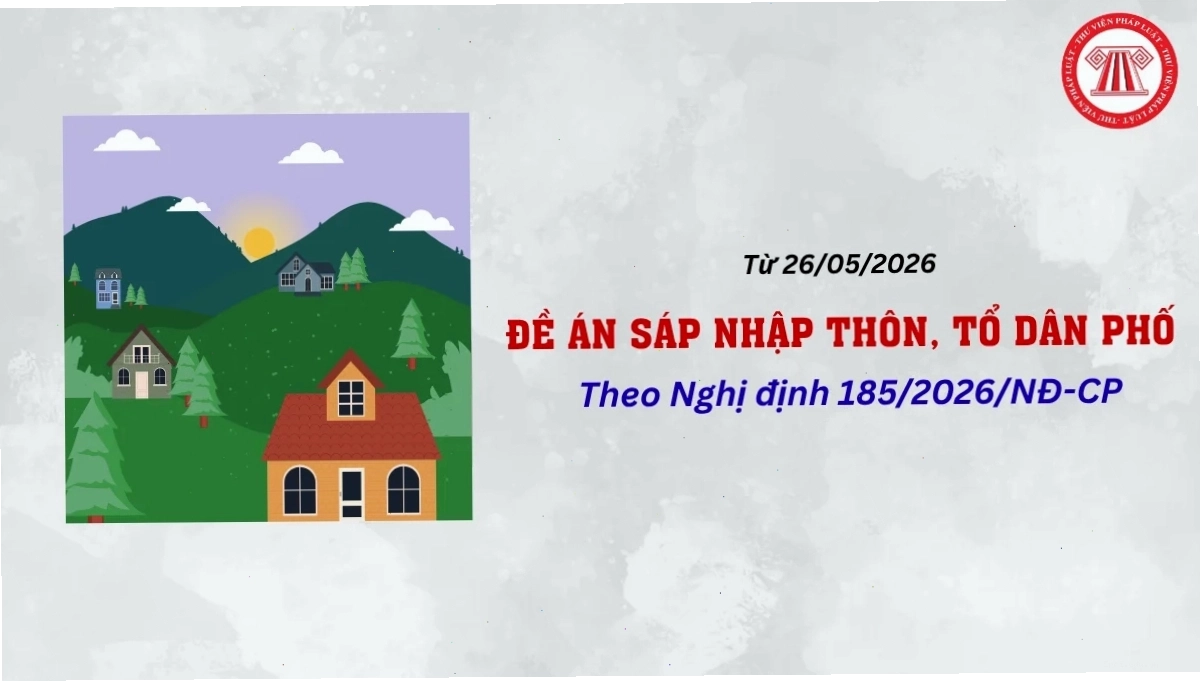 Đề án sáp nhập thôn tổ dân phố