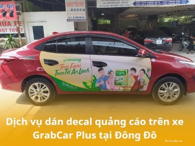 Dịch vụ dán quảng cáo trên xe ô tô giá tốt