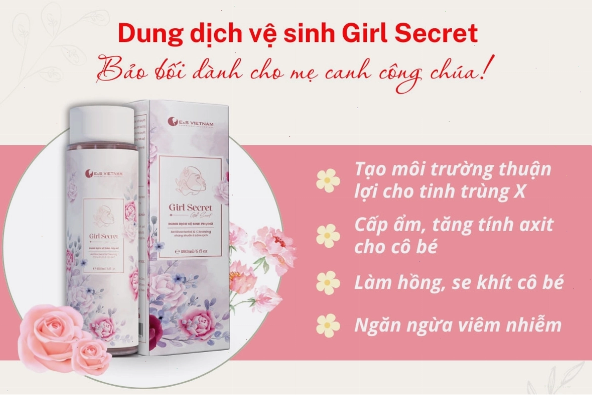 Dung dịch vệ sinh phụ nữ giúp cân bằng pH âm đạo hỗ trợ sinh con theo ý muốn