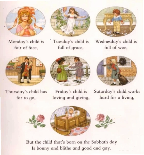 Giải mã bí mật tính cách trẻ theo 7 ngày trong tuần