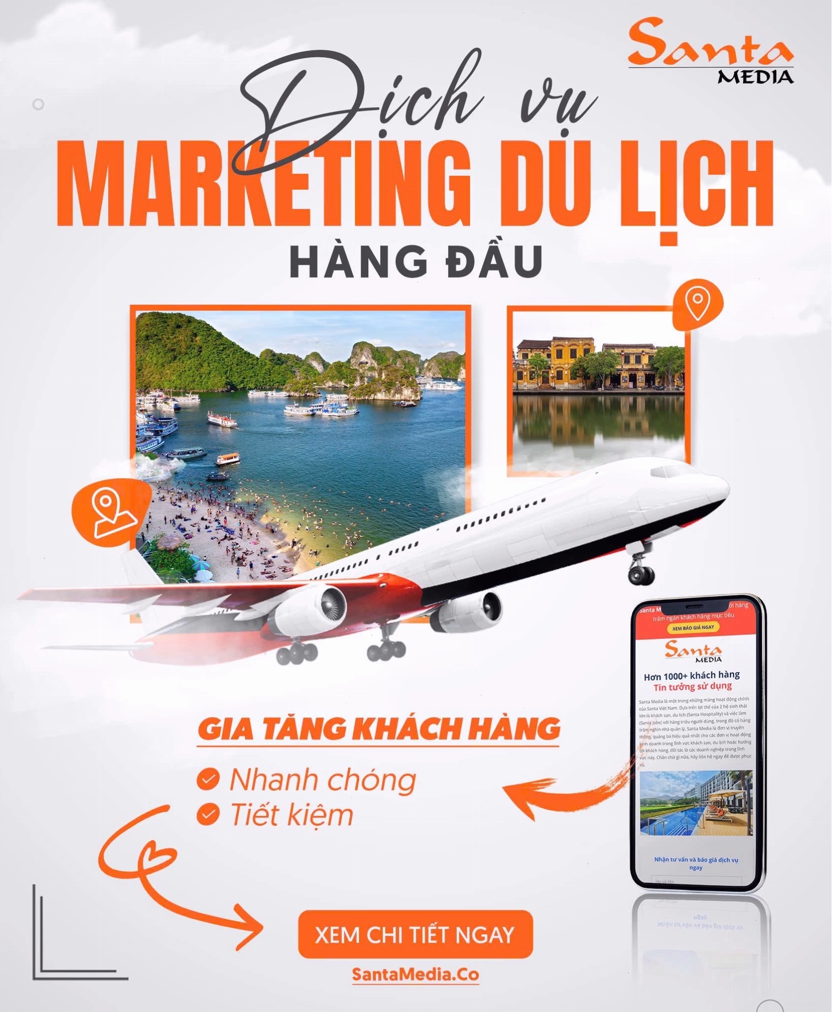 Giao diện một kênh đặt phòng trực tuyến hiển thị thông tin khách sạn