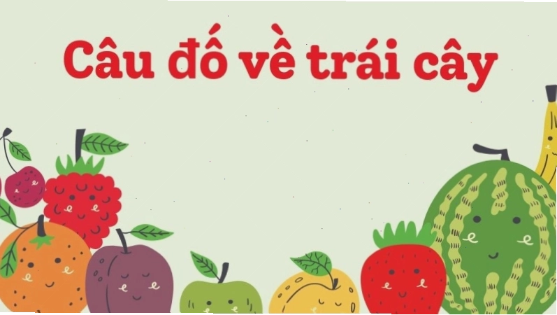 Hình ảnh các loại trái cây quen thuộc