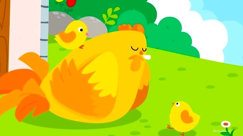 Hình ảnh gà mẹ và gà con