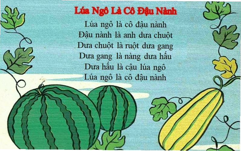 Hình ảnh minh họa bài đồng dao Lúa Ngô Là Cô Đậu Nành