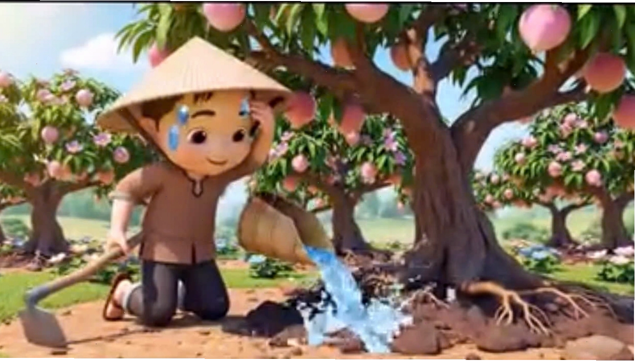 Hình ảnh minh họa buổi biểu diễn đồng dao của trẻ em