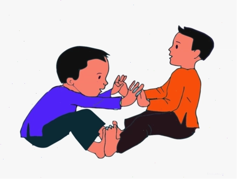 Hình ảnh minh họa các bé đang vui đùa và hát đồng dao