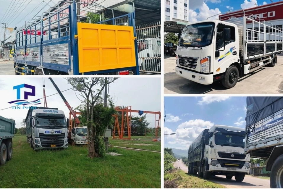 Hình ảnh minh họa quy trình tăng bo hàng hóa giữa các xe tải