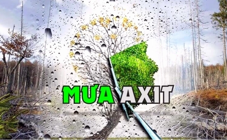 Hình ảnh minh họa tác hại của mưa axit với sức khỏe con người