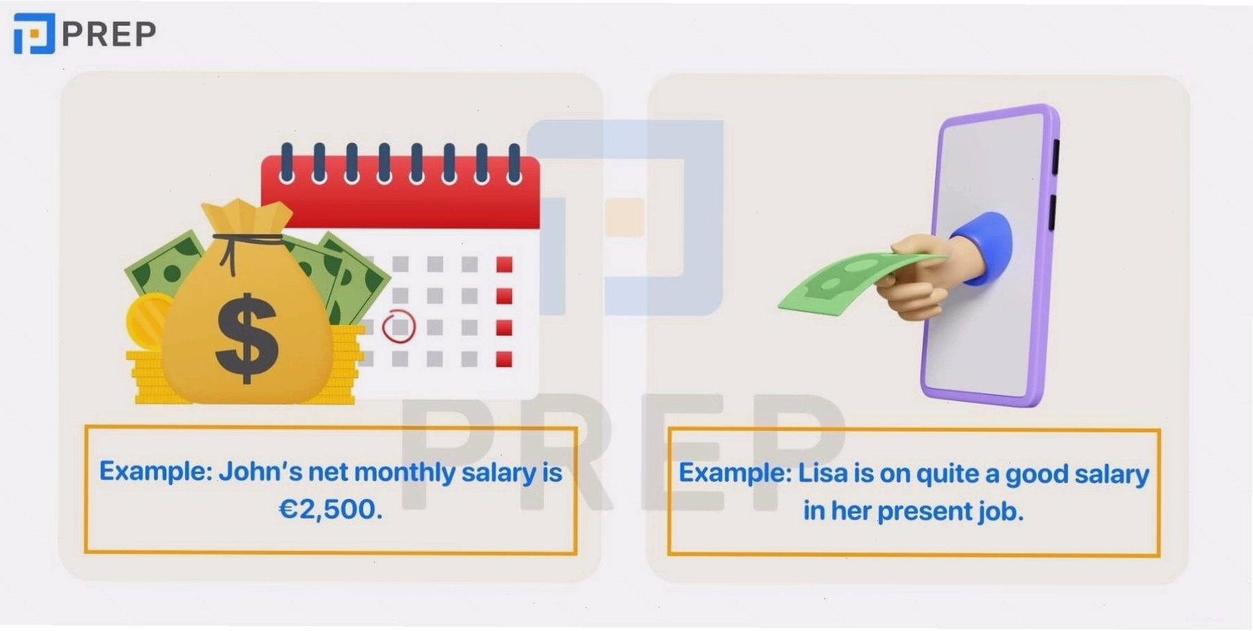 Hình ảnh một người nhận lương qua chuyển khoản ngân hàng, minh họa cho salary