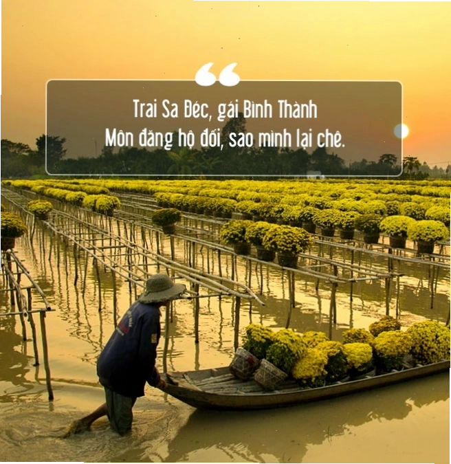 Hình ảnh người dân Đồng Tháp trong các câu ca dao