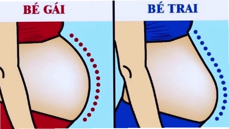 Hình dáng bụng bầu đoán giới tính thai nhi