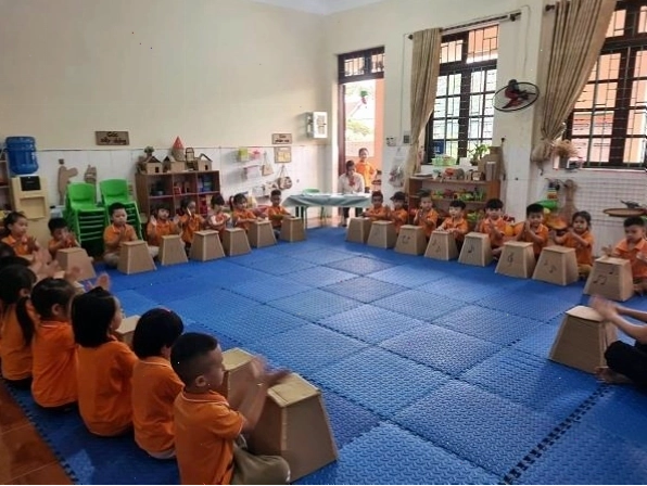 Hoạt động giáo dục âm nhạc tại trường mầm non với bài đồng dao