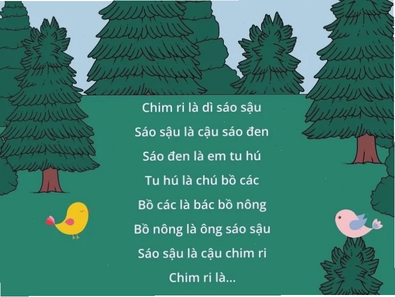 Hoạt động kể chuyện đồng dao về con vật dưới nước cho trẻ mầm non