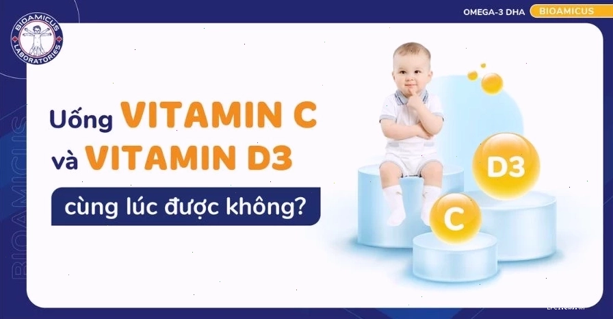 Hướng dẫn uống vitamin C và D3 cùng lúc