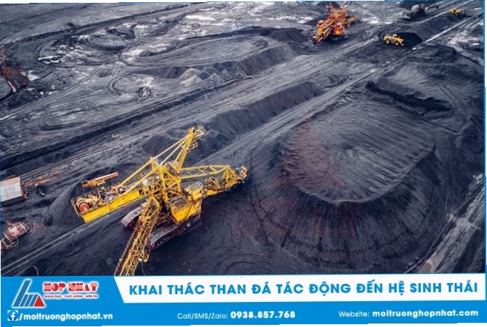 Khai thác than đá tác động đến hệ sinh thái và môi trường đất