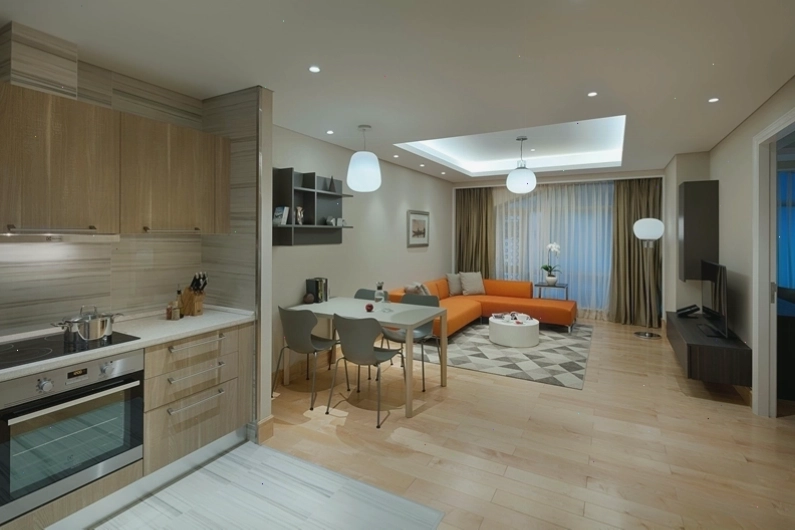 Khu vực bếp nhỏ trong phòng Executive Suite