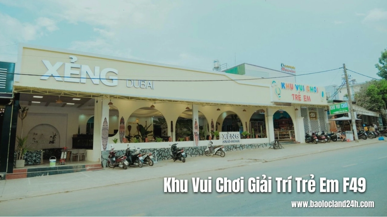 Khu vui chơi F49 Bảo Lộc với nhiều trò chơi hấp dẫn